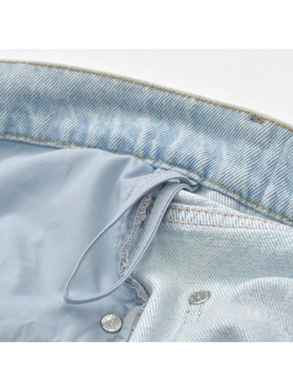 Chanel Cruise Collection Wide Denim Pants CC Logo Indigo Blue